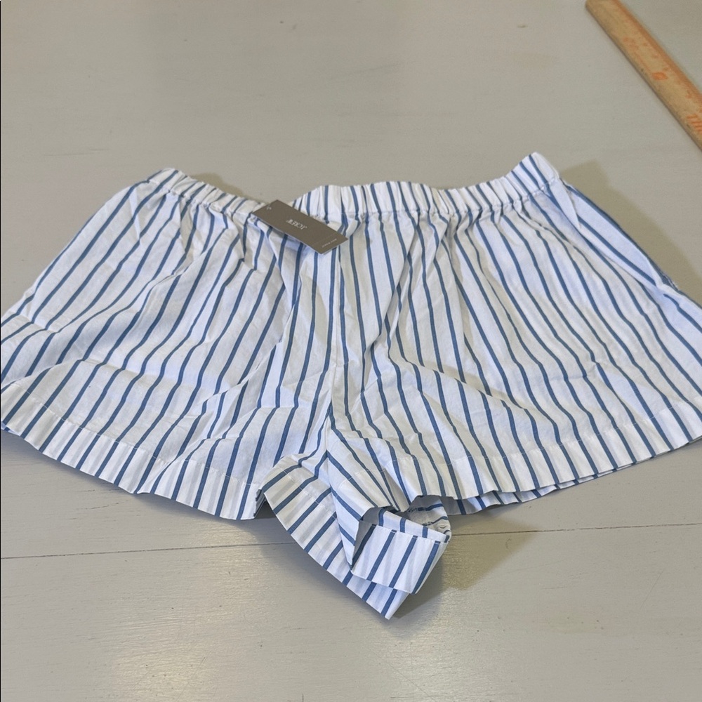 J. Crew Cotton poplin boxer short in stripe Size XS - Picture 7 of 7
